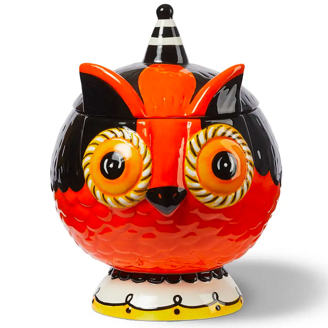 Johanna Parker Carnival Cottage Owl Jar