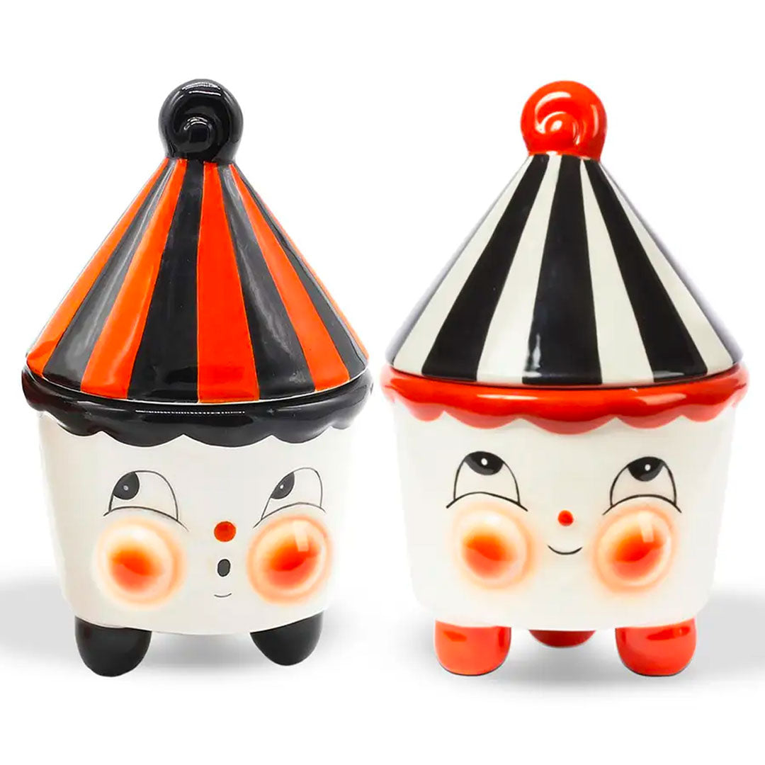 Johanna Parker Carnival Cottage Trinket Jar Set of 2