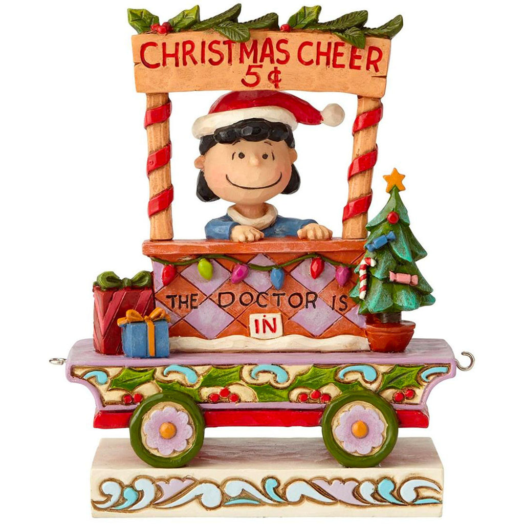 Jim Shore Lucy Christmas Train Car front