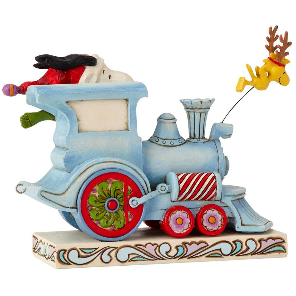Jim Shore Snoopy Christmas Train Car side