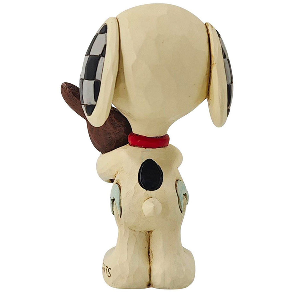 Jim Shore Snoopy with Chocolate Bunny Mini 3" back
