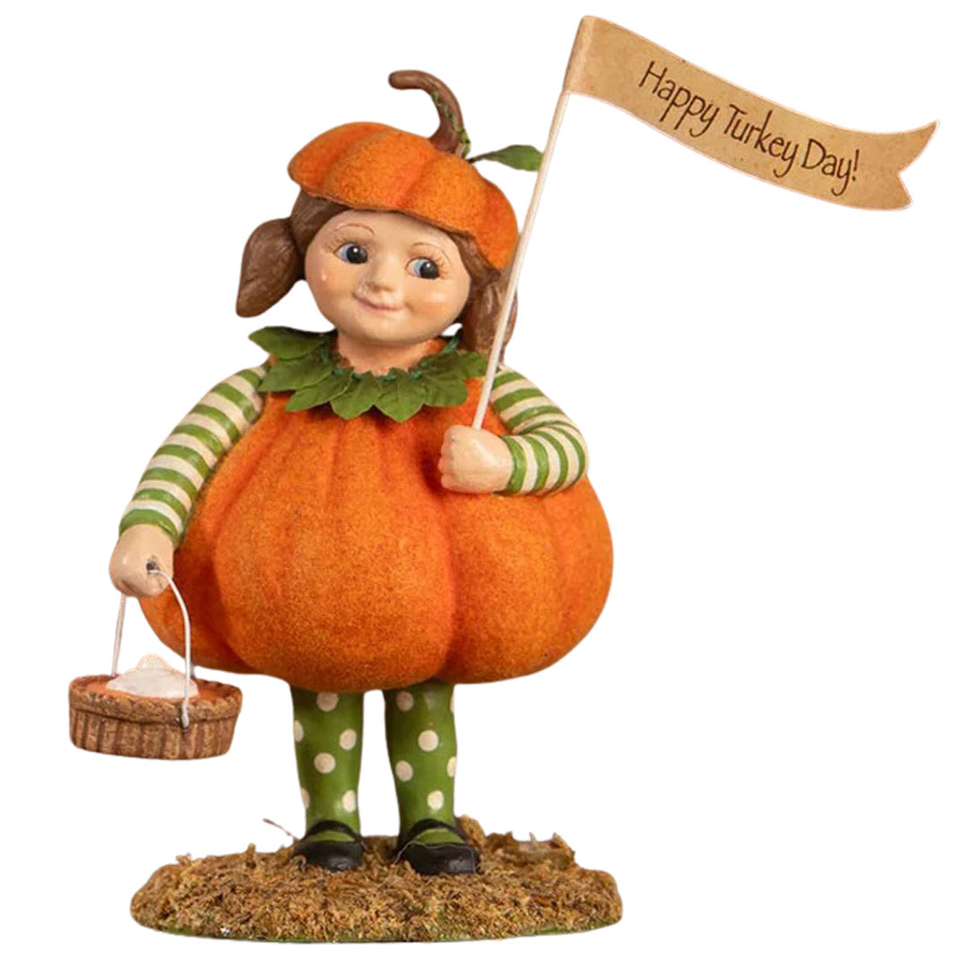 Bethany Lowe Petunia Pumpkin Pie front
