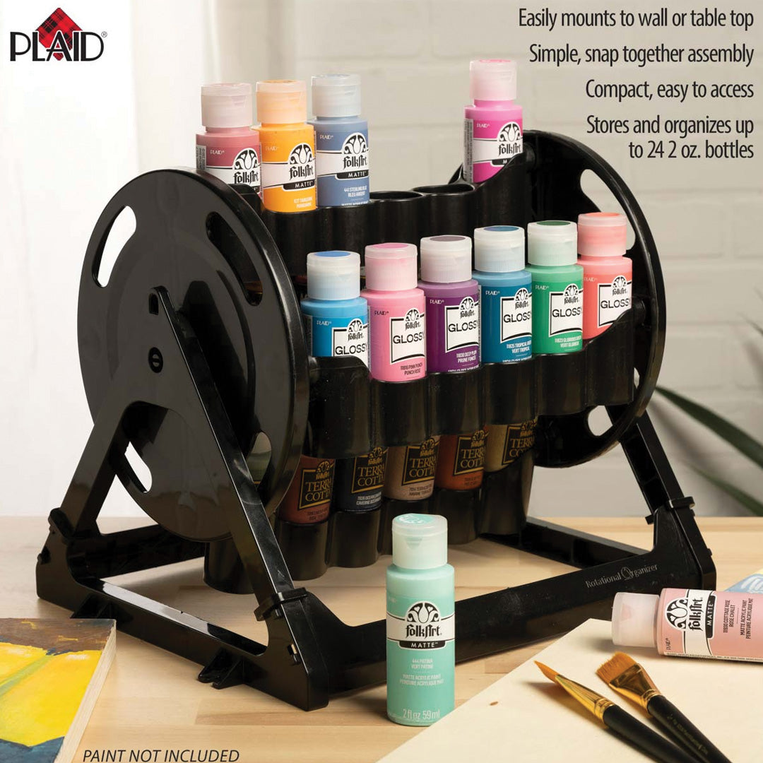 Plaid ® Rotational Organizer Paint Supply Storage Caddy - 31100 lifestyle