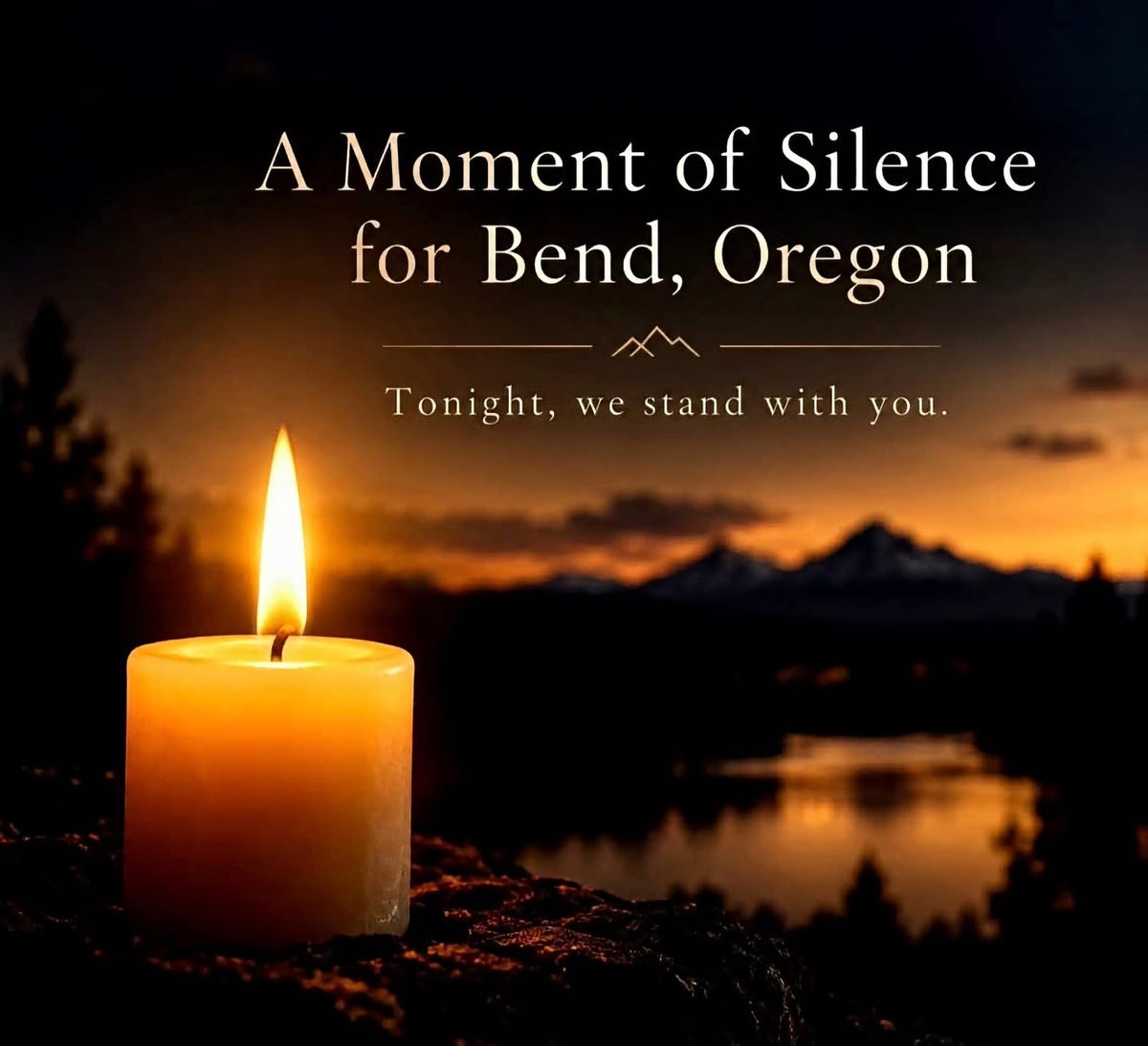 A moment of silence for Bend, Oregon mass shooting October 2026