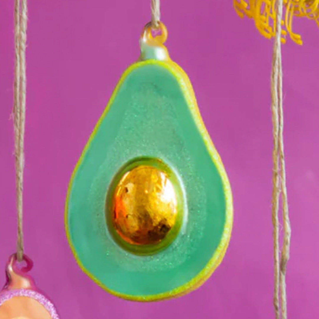 Glitterville Absolutely Avocado Ornament - Thumbnail 2