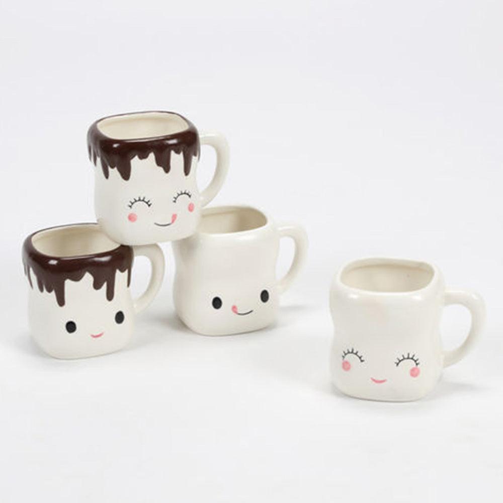 Marshmallow Mug with handle - Set of 4 by 180 Degrees
