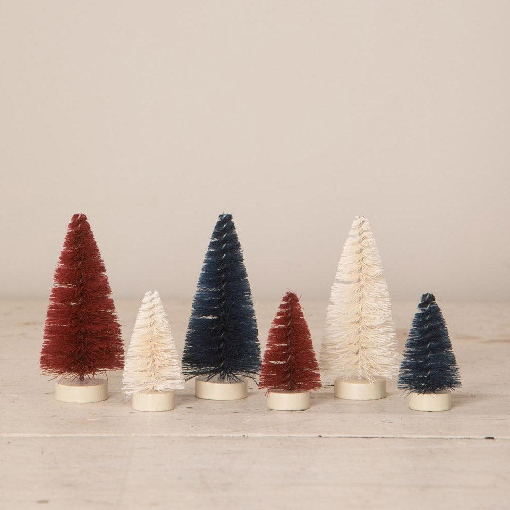 Old Glory Mini Bottle Brush Tree by Bethany Lowe