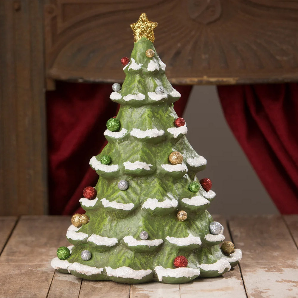 Oh Christmas Tree Paper Mache Christmas Decor by Bethany Lowe Designs 