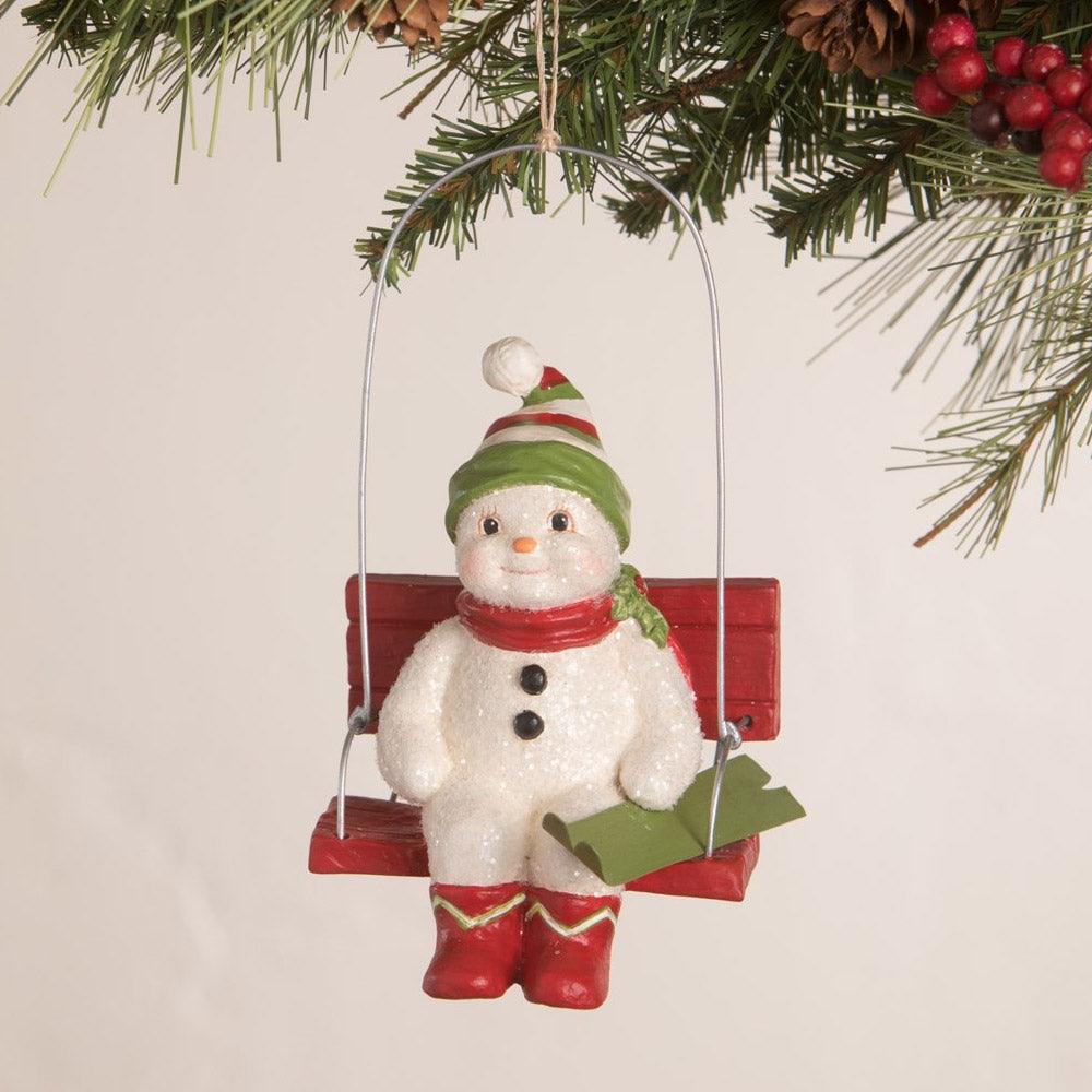 Cheerful Snowman Christmas Ornament Bethany Lowe