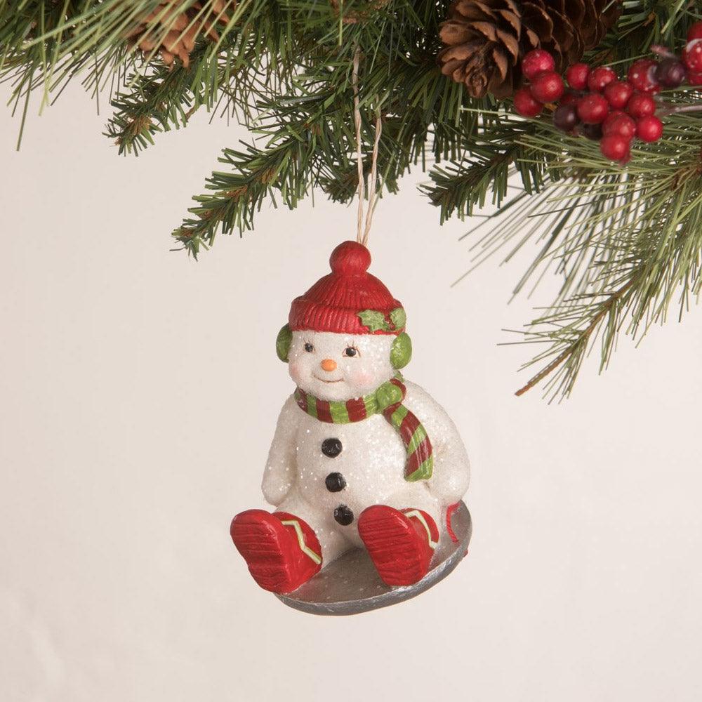 Cheerful Snowman Christmas Ornament Bethany Lowe