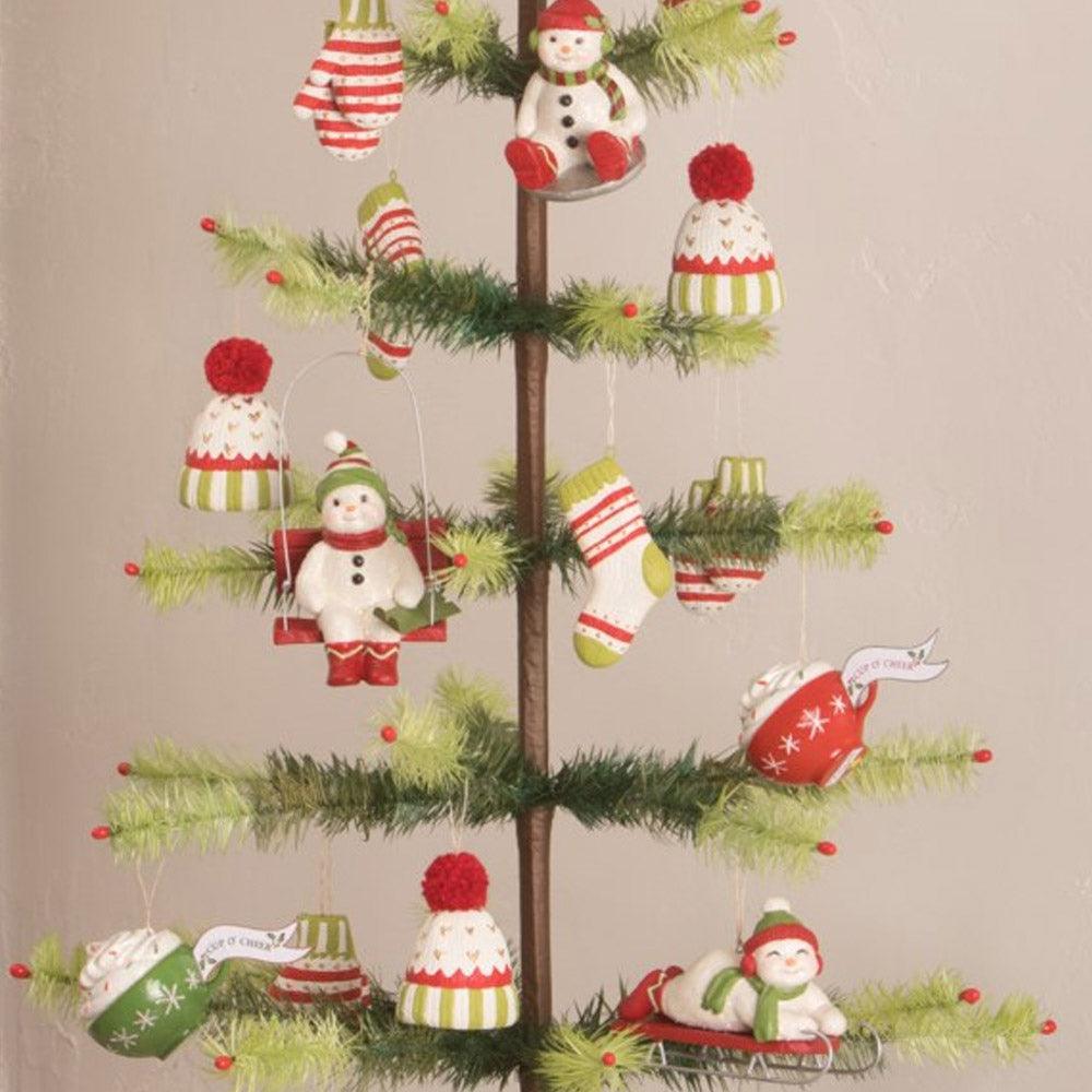 Cheerful Snowman Christmas Ornament Bethany Lowe