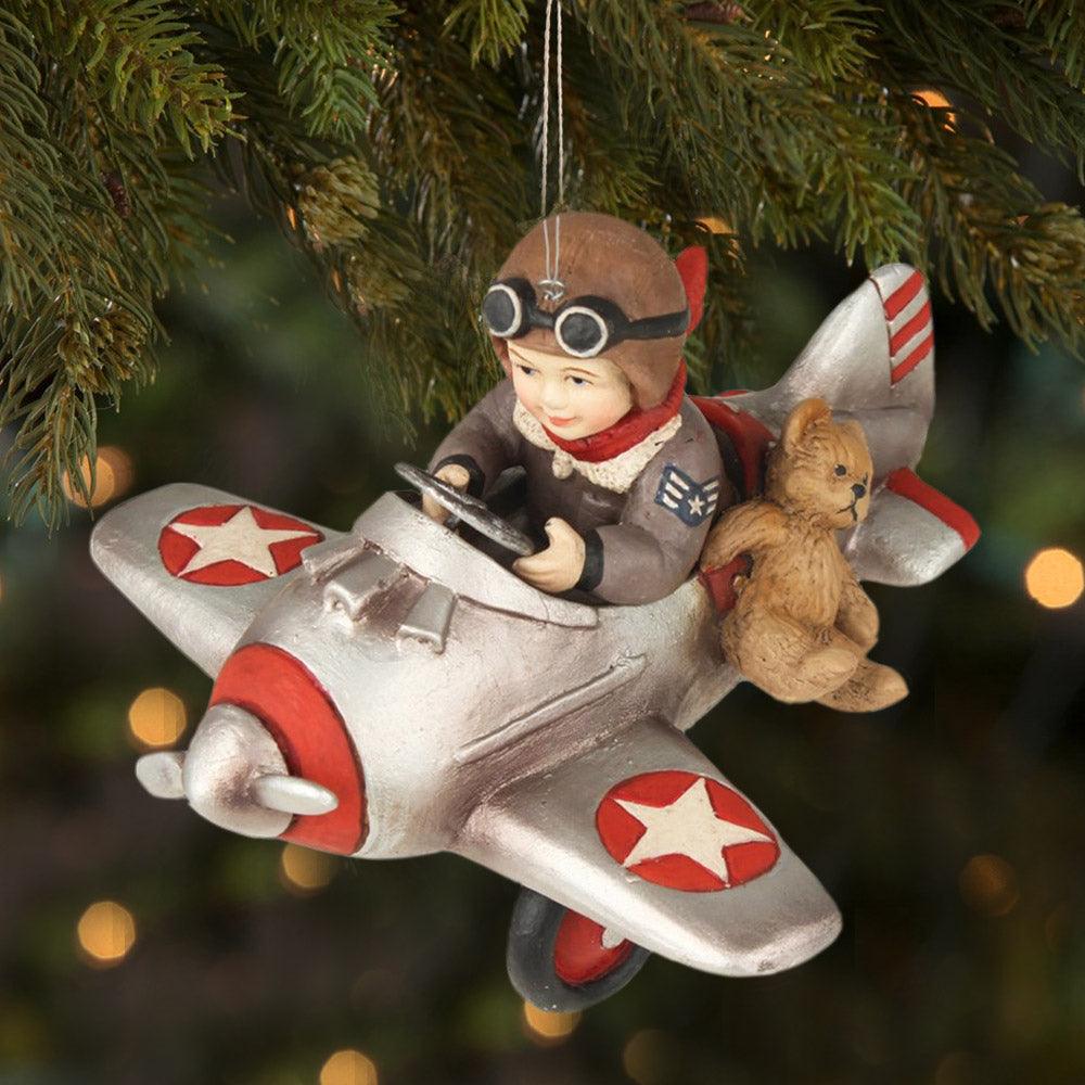 Henry Flies in Ornament by Bethany Lowe, Christmas Ornaments