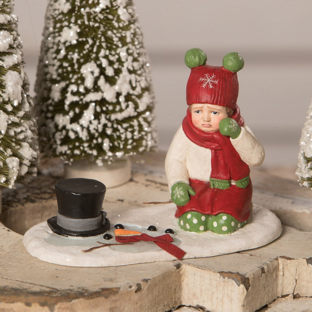 OH NO! Mr. Snow! Christmas Figurine by Bethany Lowe