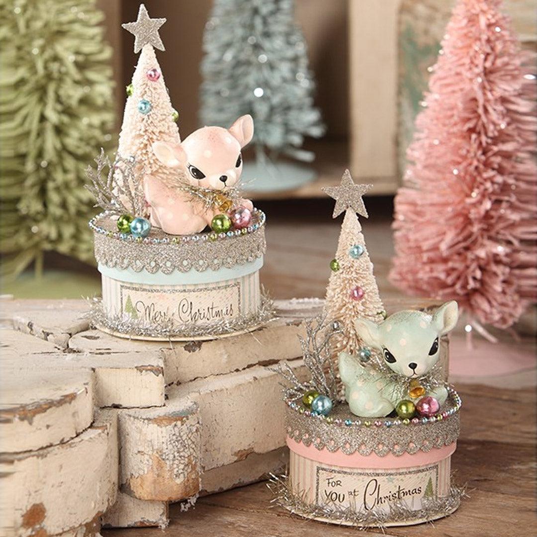 Pastel Deer on Box