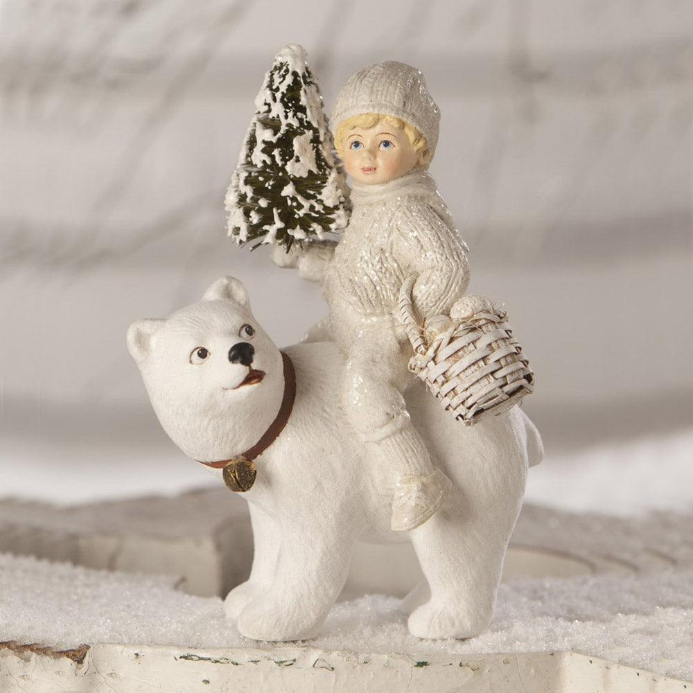 Polar Friends Figurine by Bethany Lowe, Christmas Figurine and collectibles