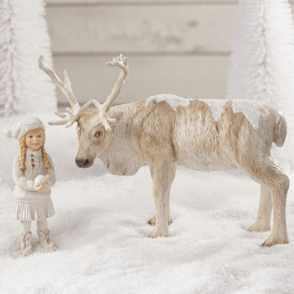 Bethany Lowe Snow Day Play With Caribou