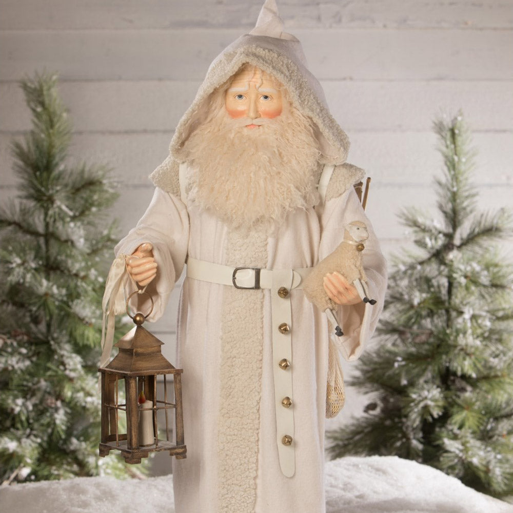 Winter Father Christmas with Lantern - Thumbnail 2