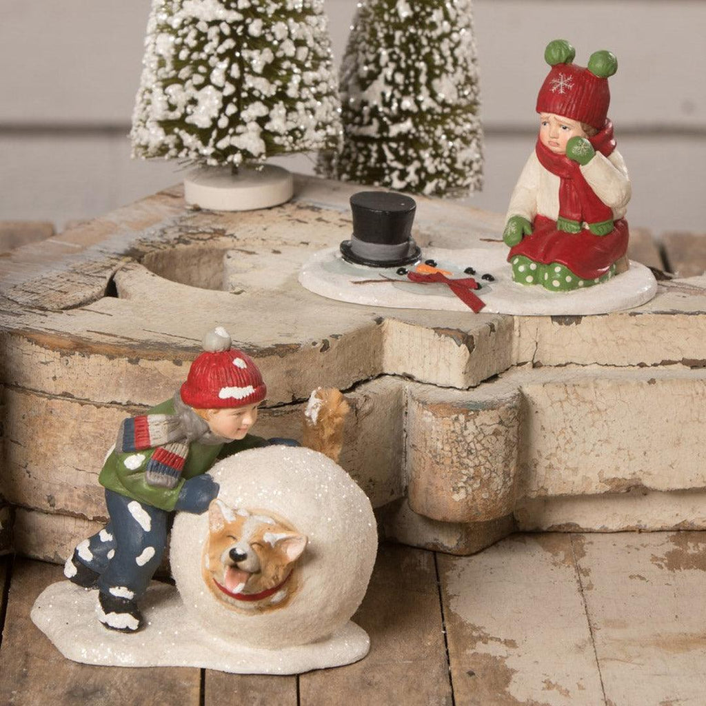 Let's Go, Buddy Christmas Figurine by Bethany Lowe set