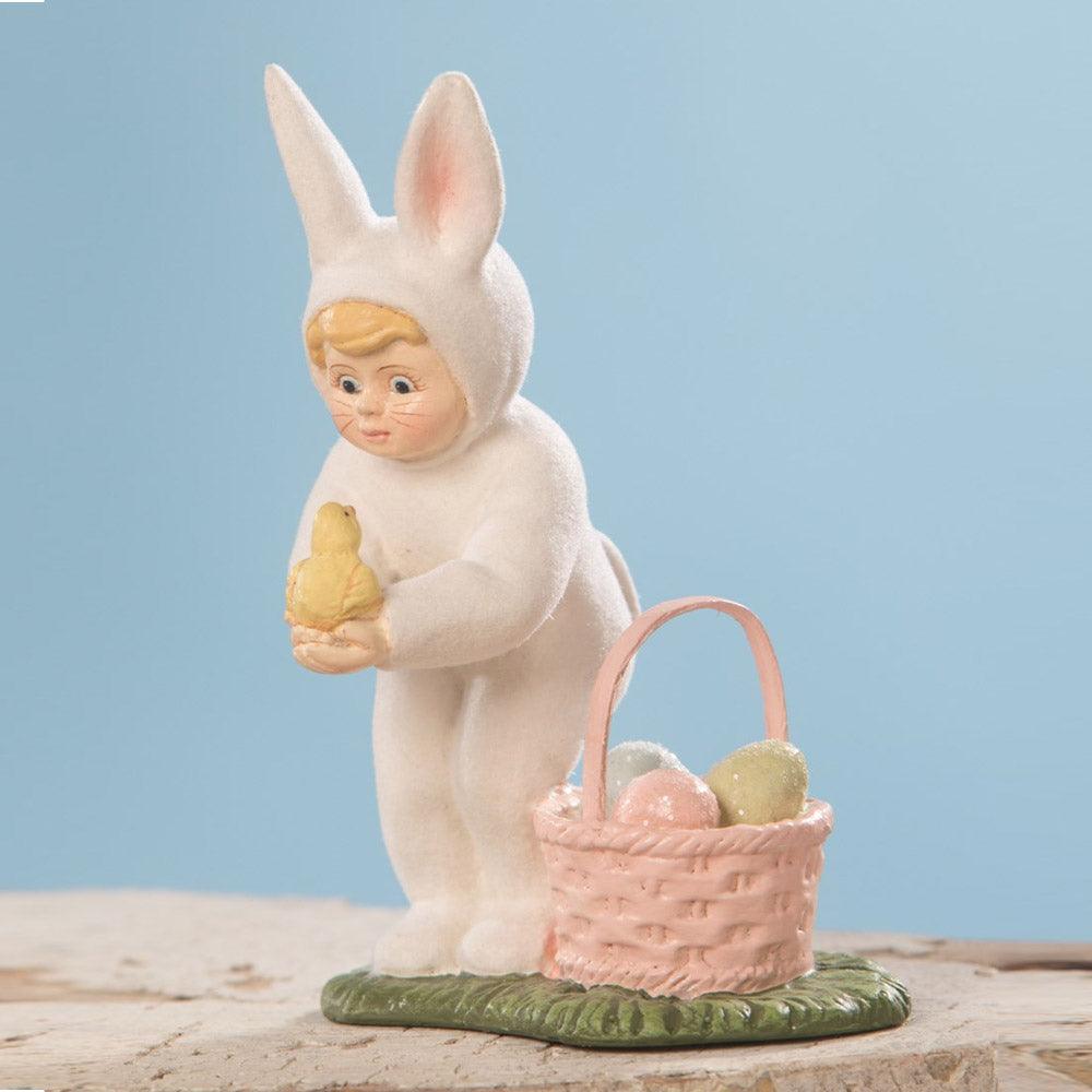 Easter Surprise Girl Spring Figurine by Bethany Lowe Designs 