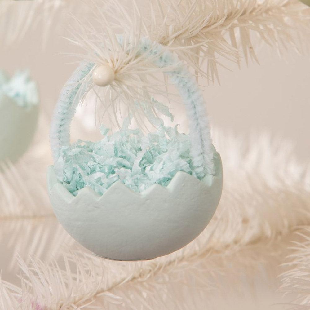 Cracked Egg Blue Ornament