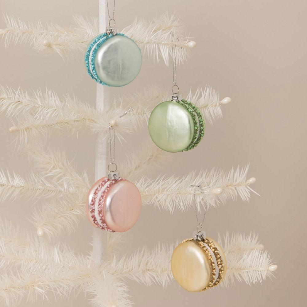 Pastel Glass Macaron Ornaments by Bethany Lowe
