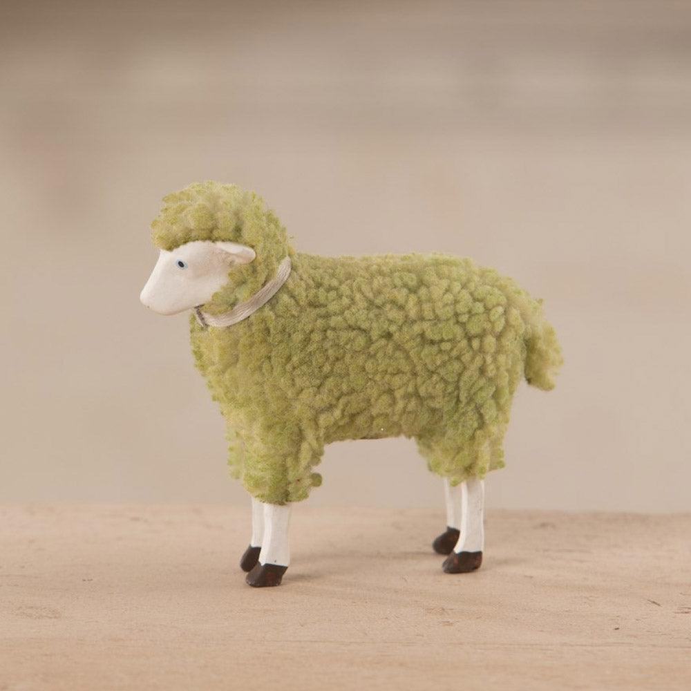 Pastel Green Sheep Easter Figurine by Bethany Lowe Designs 