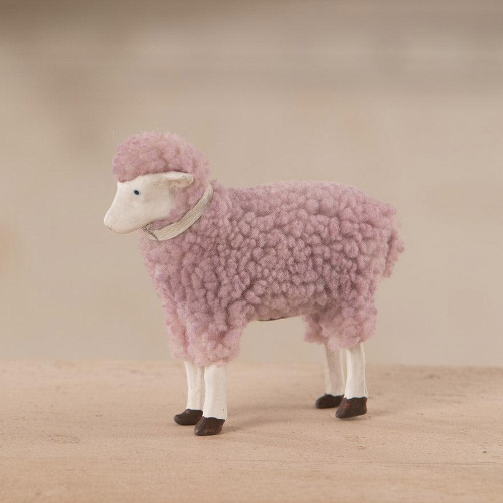 Pastel Lavender Sheep Easter Figurine by Bethany Lowe Designs 