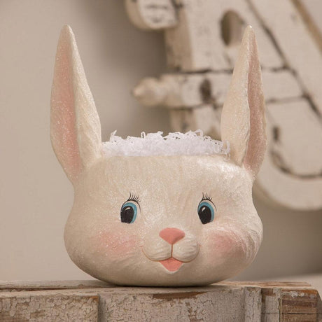 Sweet Bunny Head Bucket Large Bethany Lowe Designs 