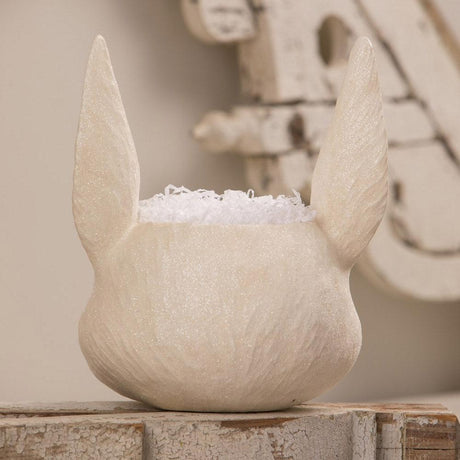 Sweet Bunny Head Bucket Large Bethany Lowe Designs  back
