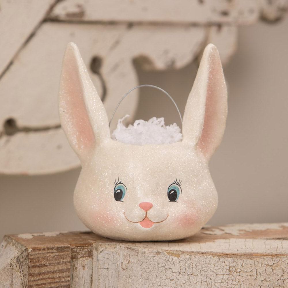 Sweet Bunny Head Bucket Small by Bethany Lowe Designs 