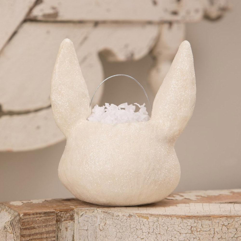 Sweet Bunny Head Bucket Small by Bethany Lowe Designs  back