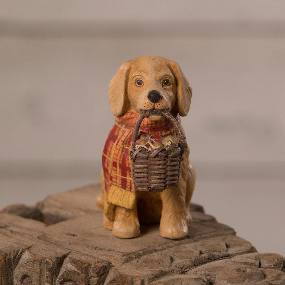 Fall Pup Figurine by Bethany Lowe