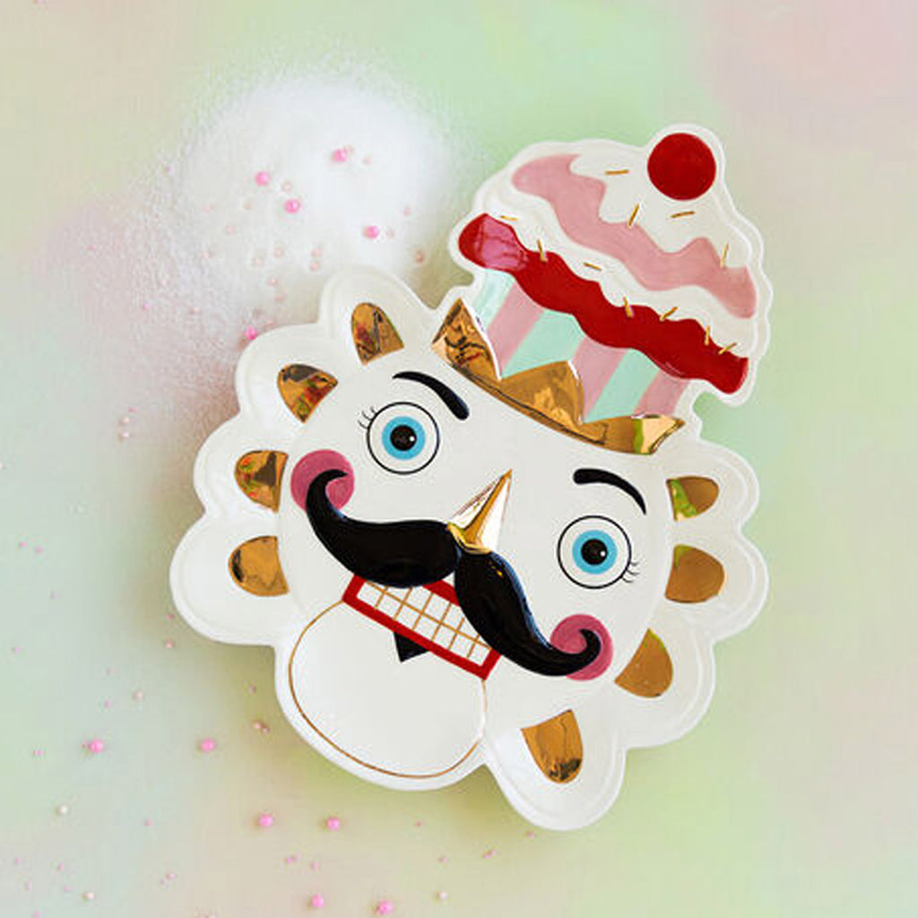 Colonel Cupcake Platter Christmas Tableware by Glitterville
