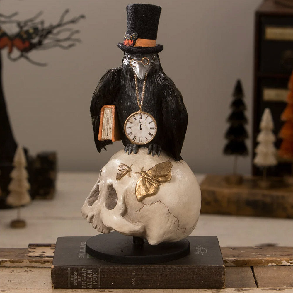 Bethany Lowe Crow On Skull - Thumbnail 5