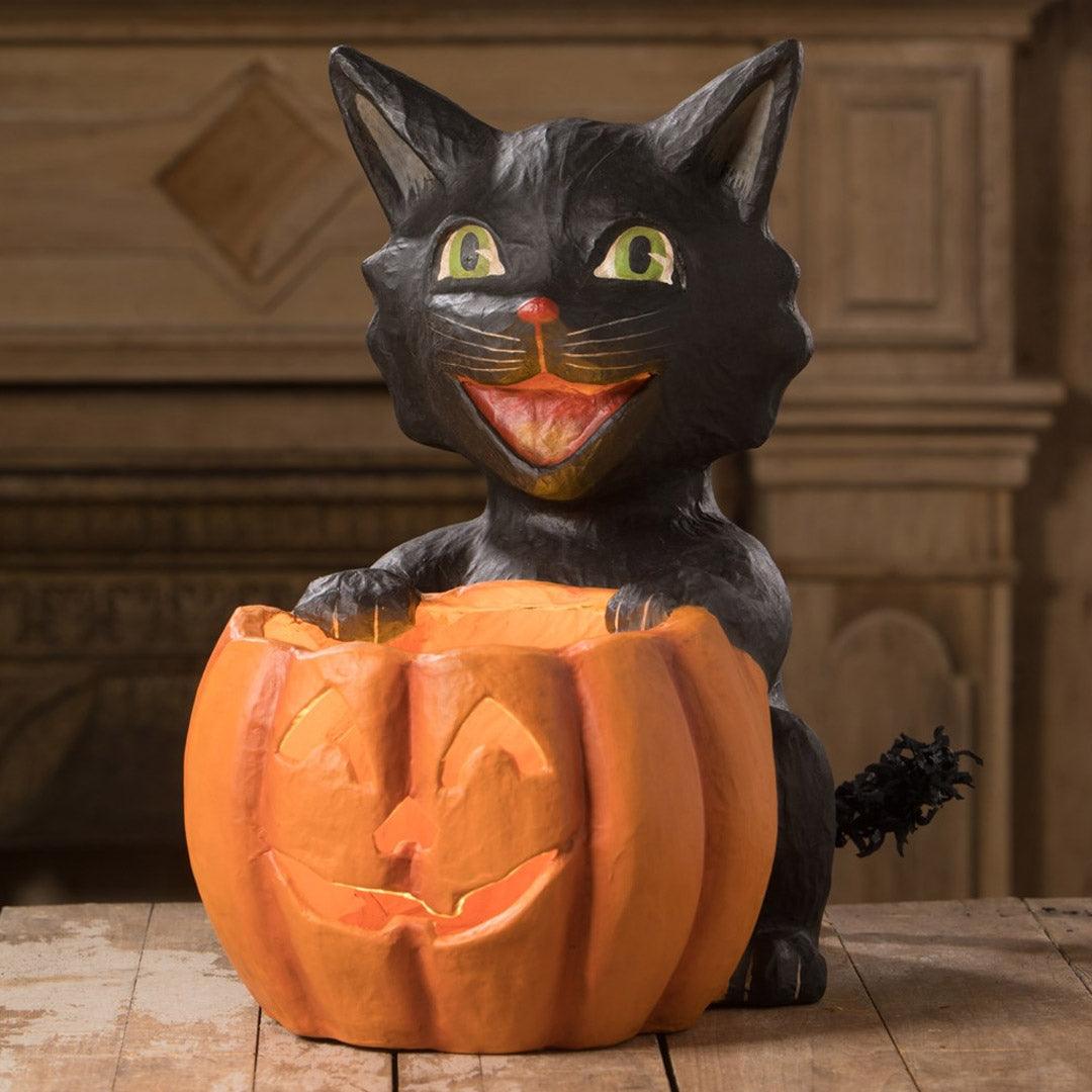 Bethany Lowe Cat's Got Your Pumpkin