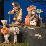Clownin' Around Monkey Figurine by Bethany Lowe, Halloween Decor