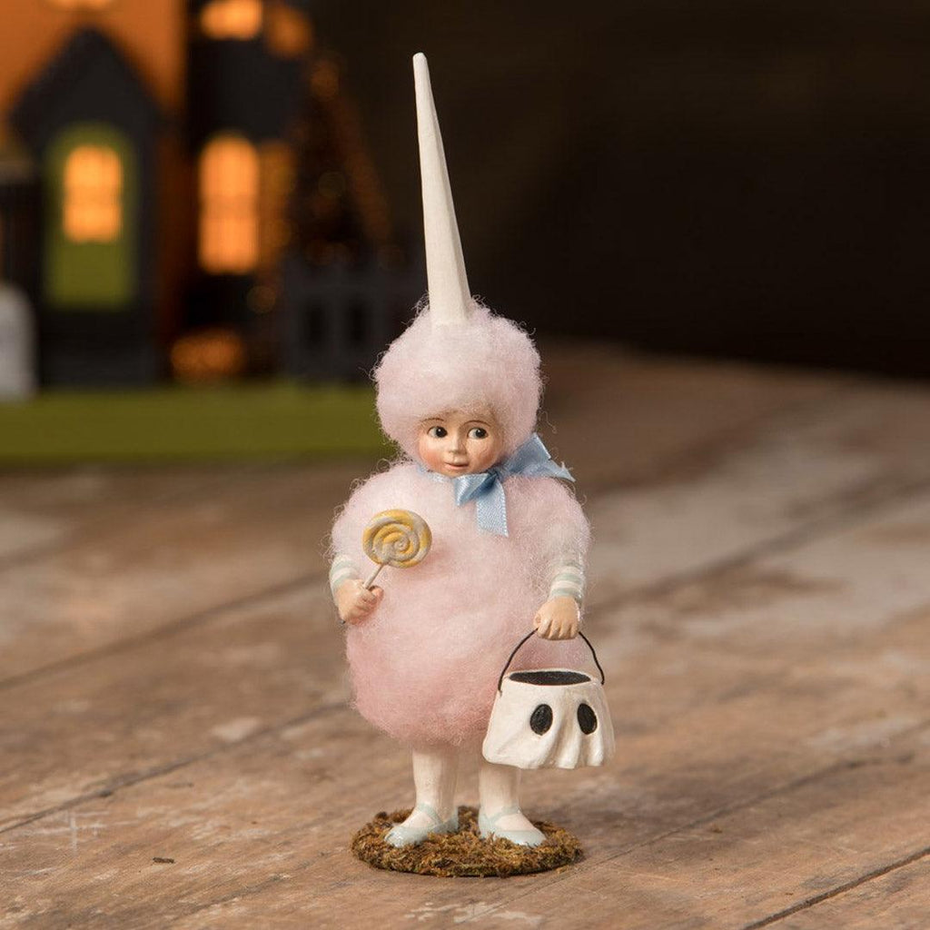 Cotton Candy Lulu Halloween Figurine by Bethany Lowe