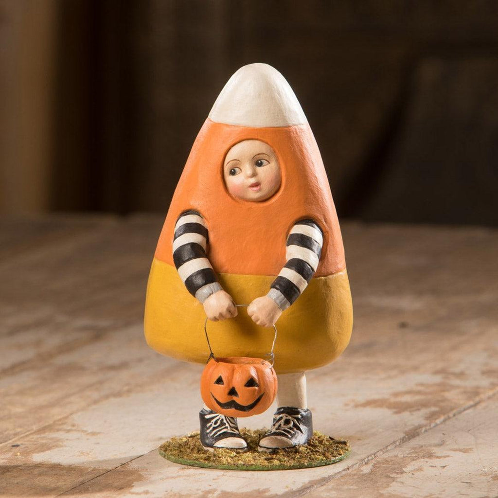 Candy Corn Lucas Halloween Figurine by Bethany Lowe