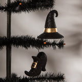 Witch Hat and Shoe Place Card Holder and Ornament - Set of 2
