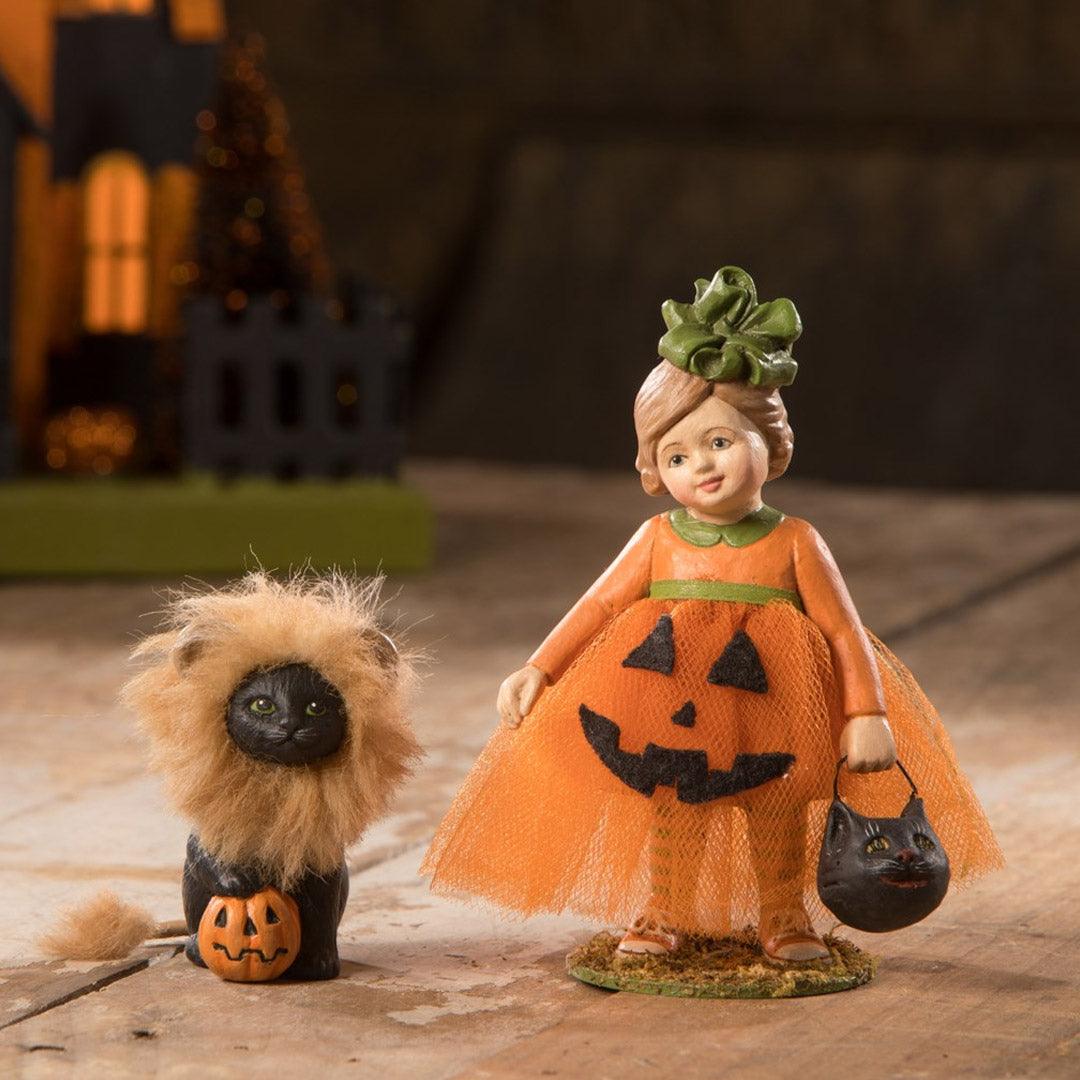 Dressed Up Lony Kitty by Bethany Lowe Designs  set lifestyle