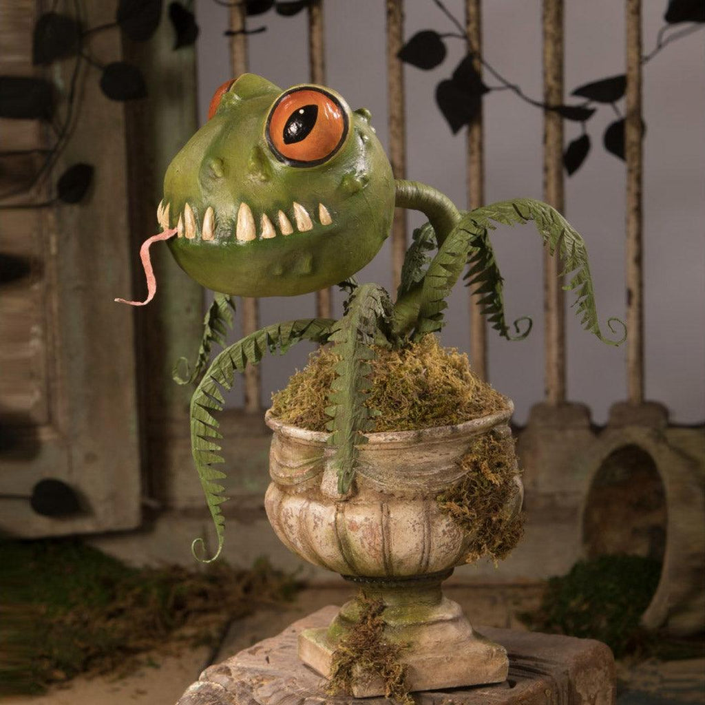 Bethany Lowe Designs Froggy Fern Large Paper Mache Halloween Decor