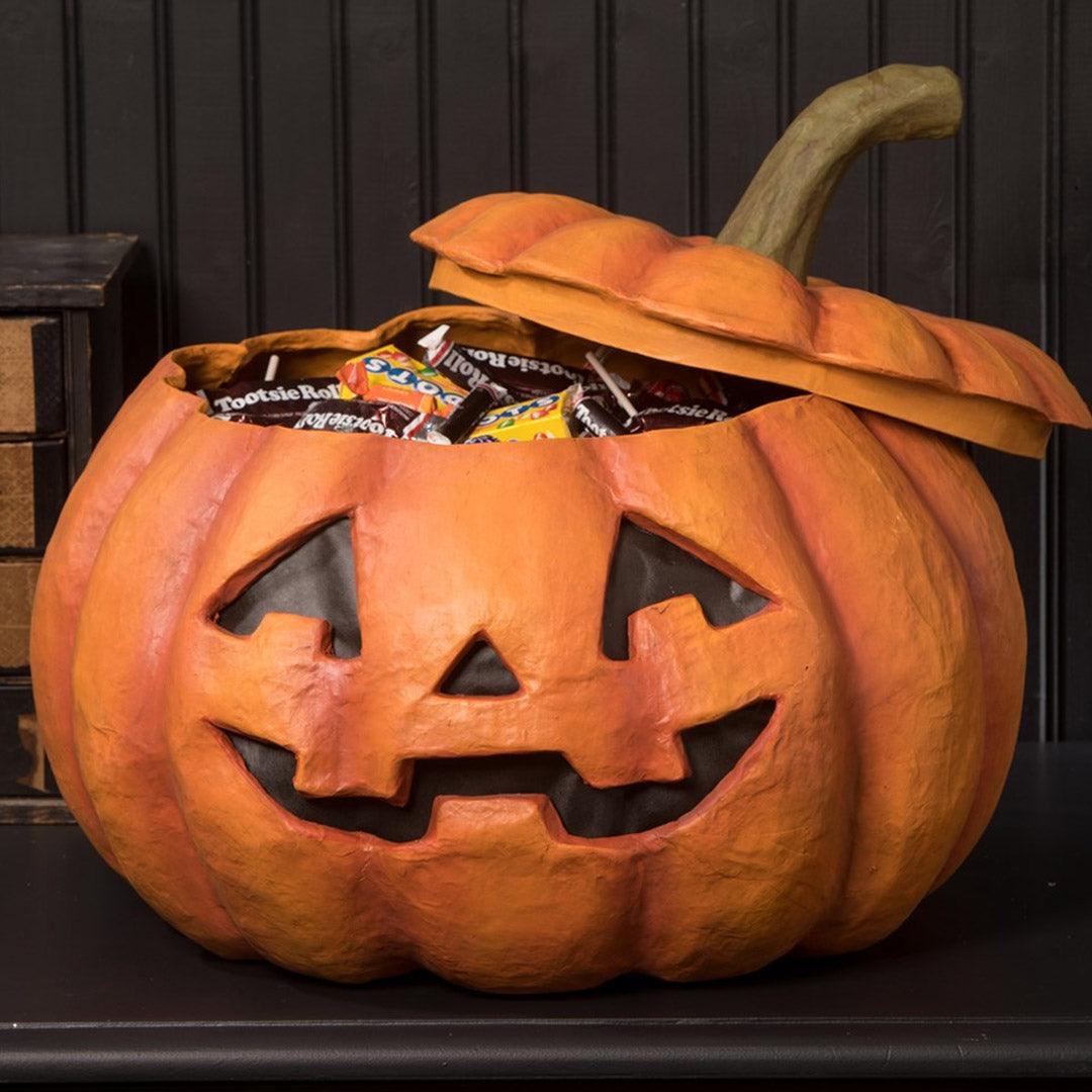 Bethany Lowe Jack O' Lantern Container - Thumbnail 3