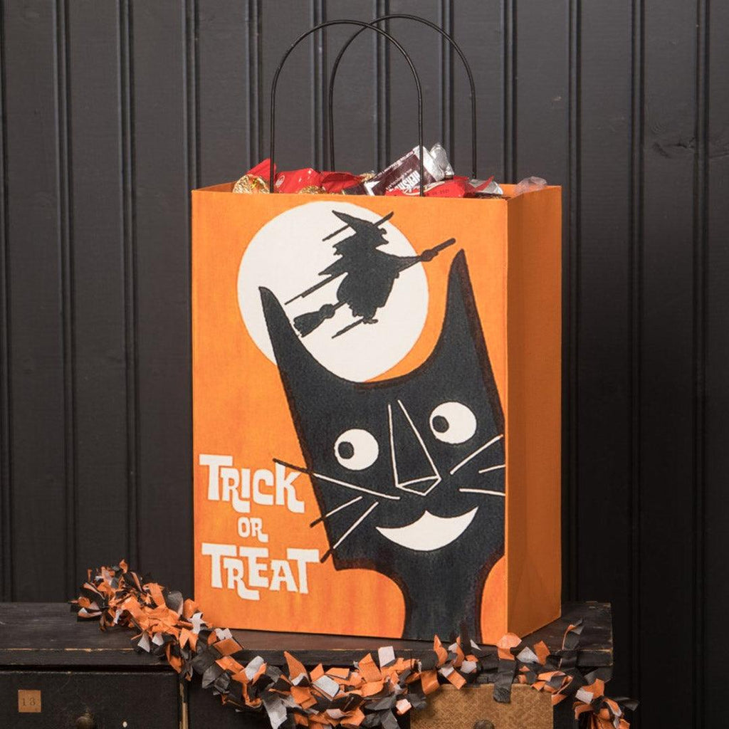 Large Tin Halloween Treat Bag for Halloween