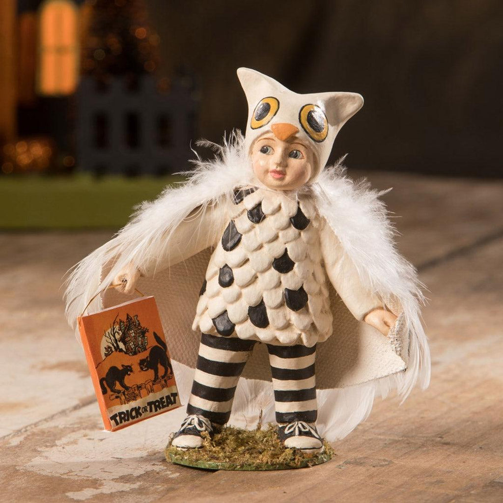 Little Hootie Owl Halloween Figurine by Bethany Lowe