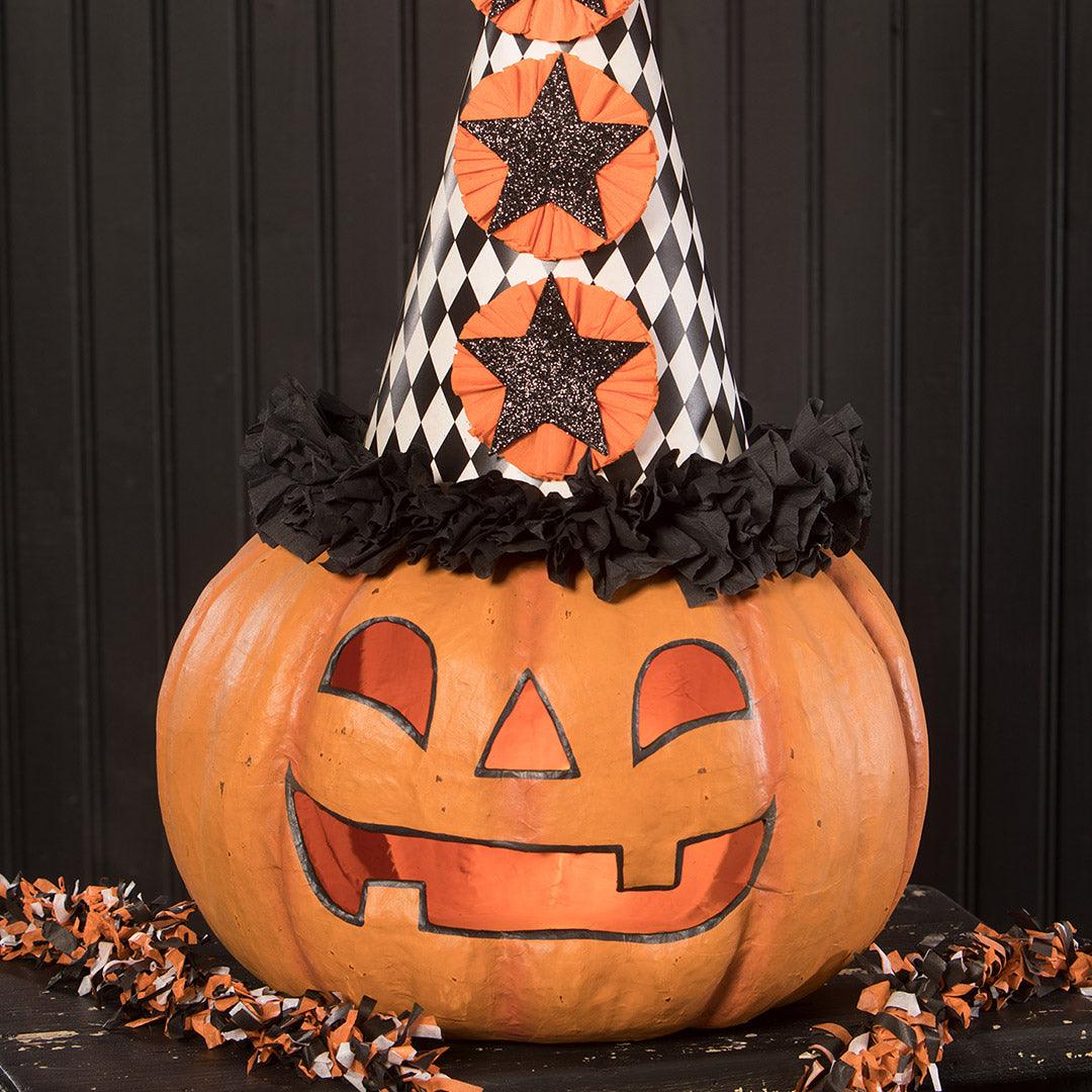 Party Pumpkin Large Paper Mache