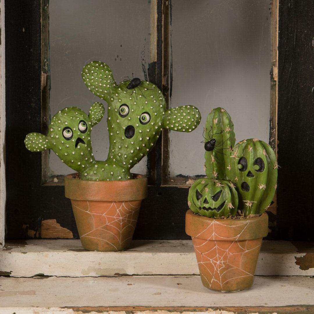 Potted Cacti O'Lantern