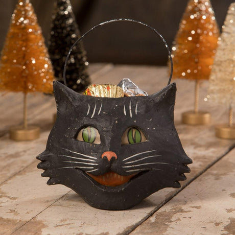 Vintage Happy Cat Bucket Small - Set of 2