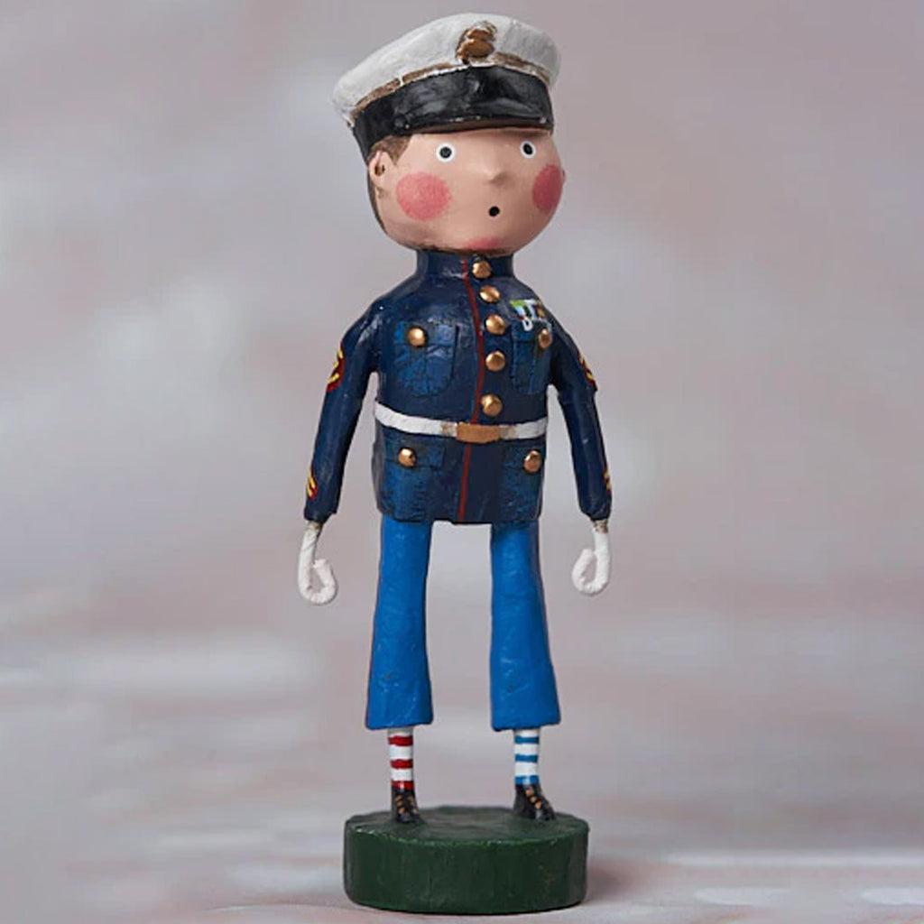 Lil' Marine Patriotic Collectible Figurine by Lori Mitchell