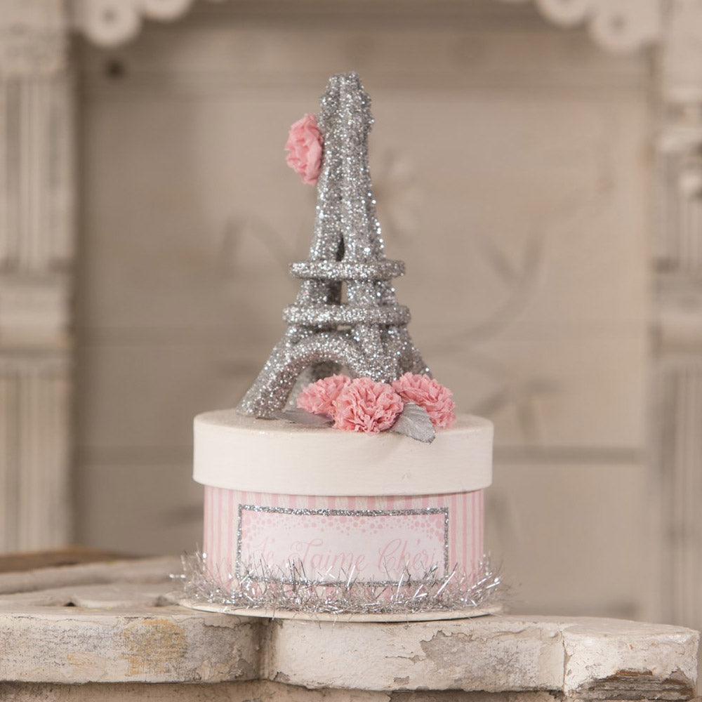 Eiffel Tower Je T'aime Valentine's Box by Bethany Lowe 