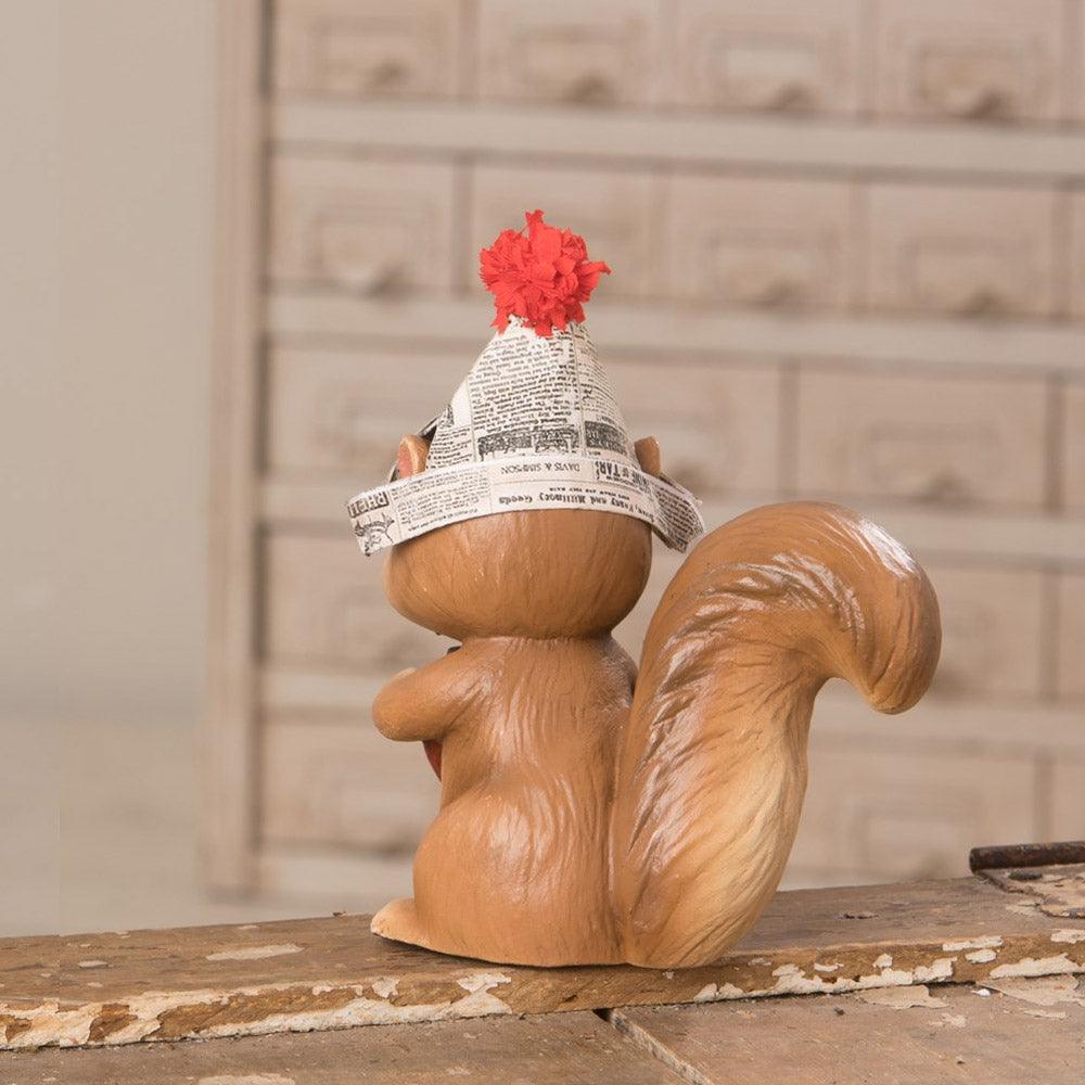 Nuts about you Squirrel Valentine's Figurine by Bethany Lowe back